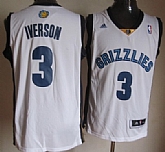 Memphis Grizzlies #3 Allen Iverson Revolution 30 Swingman White Jerseys,baseball caps,new era cap wholesale,wholesale hats