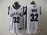 Memphis Grizzlies #32 Mayo White Black Number Swingman Jerseys,baseball caps,new era cap wholesale,wholesale hats
