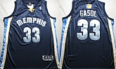 Memphis Grizzlies #33 Marc Gasol Navy Blue Authentic Jerseys,baseball caps,new era cap wholesale,wholesale hats