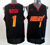 Miami Heat #1 Chris Bosh 2012 Vibe Black Fashion Jerseys,baseball caps,new era cap wholesale,wholesale hats