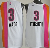 Miami Heat #1 Chris Bosh ABA Hardwood Classic Swingman White No Holes Jerseys (1),baseball caps,new era cap wholesale,wholesale hats