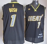 Miami Heat #1 Chris Bosh Black Electricity Fashion Jerseys,baseball caps,new era cap wholesale,wholesale hats