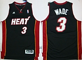 Miami Heat #3 Wade Revolution 30 Black Authentic Jerseys,baseball caps,new era cap wholesale,wholesale hats