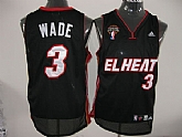 Miami Heat #3 Wade black Noche Latina fans edition Jerseys,baseball caps,new era cap wholesale,wholesale hats