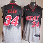 Miami Heat #34 Ray Allen Black And Gray Fadeaway Fashion Jerseys,baseball caps,new era cap wholesale,wholesale hats