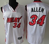 Miami Heat #34 Ray Allen White Authentic Jerseys,baseball caps,new era cap wholesale,wholesale hats