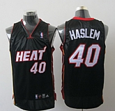 Miami Heat #40 Haslem Black Jerseys,baseball caps,new era cap wholesale,wholesale hats