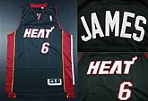 Miami Heat #6 James Revolution 30 Authentic Black Jerseys,baseball caps,new era cap wholesale,wholesale hats