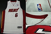 Miami Heat #6 James Revolution 30 Authentic White Jerseys,baseball caps,new era cap wholesale,wholesale hats