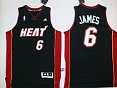 Miami Heat #6 James Revolution 30 Black Authentic Jerseys,baseball caps,new era cap wholesale,wholesale hats