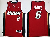Miami Heat #6 James Revolution 30 Red Swingman Jerseys,baseball caps,new era cap wholesale,wholesale hats