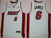 Miami Heat #6 James Revolution 30 White Authentic Jerseys,baseball caps,new era cap wholesale,wholesale hats