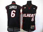 Miami Heat #6 James black swingman Jerseys,baseball caps,new era cap wholesale,wholesale hats