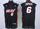 Miami Heat #6 James mesh black Swingman Jerseys,baseball caps,new era cap wholesale,wholesale hats