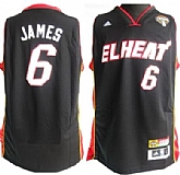 Miami Heat #6 LeBron James Latin Nights Revolution 30 Swingman Black Jerseys,baseball caps,new era cap wholesale,wholesale hats