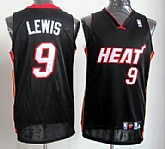 Miami Heat #9 Rashard Lewis Black Authentic Jerseys,baseball caps,new era cap wholesale,wholesale hats