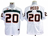 Miami Hurricanes #20 Reed White NCAA Jerseys,baseball caps,new era cap wholesale,wholesale hats