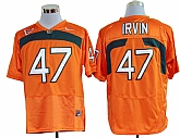 Miami Hurricanes #47 Irvin Orange NCAA Jerseys,baseball caps,new era cap wholesale,wholesale hats