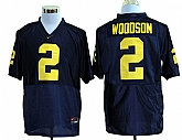 Michigan Wolverines #2 Woodson Navy Blue NCAA Jerseys,baseball caps,new era cap wholesale,wholesale hats