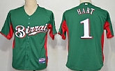 Milwaukee Brewers #1 Corey Hart 2012 Green Jerseys,baseball caps,new era cap wholesale,wholesale hats