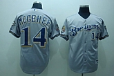 Milwaukee Brewers #14 Mcgehee gray Jerseys,baseball caps,new era cap wholesale,wholesale hats