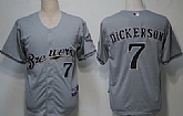 Milwaukee Brewers #7 Dickerson Gray Jerseys,baseball caps,new era cap wholesale,wholesale hats