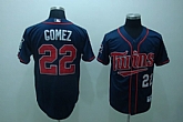 Minnesota Twins #22 Carlos Gomez blue Jerseys,baseball caps,new era cap wholesale,wholesale hats