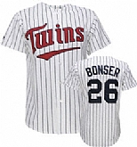 Minnesota Twins #26 Boof Bonser White Jerseys,baseball caps,new era cap wholesale,wholesale hats