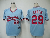 Minnesota Twins #29 Carew Blue M&N Jerseys,baseball caps,new era cap wholesale,wholesale hats