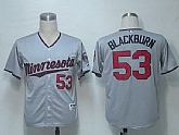 Minnesota Twins #53 Blackburn Grey Jerseys,baseball caps,new era cap wholesale,wholesale hats