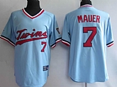 Minnesota Twins #7 Joe Mauer light blue Jerseys,baseball caps,new era cap wholesale,wholesale hats