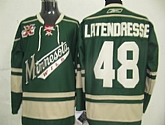 Minnesota Wilds #48 Latendresse Green With Patch Jerseys,baseball caps,new era cap wholesale,wholesale hats