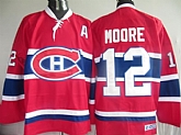Montreal Canadiens #12 Moore red CCM with A patch Jerseys,baseball caps,new era cap wholesale,wholesale hats