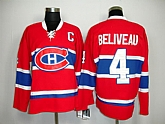Montreal Canadiens #4 Beliveau red CCM C patch Jerseys,baseball caps,new era cap wholesale,wholesale hats