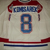 Montreal Canadiens #8 Mike Komisarek White CH Patch Jerseys,baseball caps,new era cap wholesale,wholesale hats