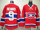 Montreal Canadiens #9 Richard red CH Jerseys,baseball caps,new era cap wholesale,wholesale hats
