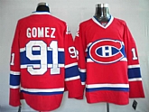 Montreal Canadiens #91 Gomez red CH Jerseys,baseball caps,new era cap wholesale,wholesale hats