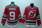 New Jerseys Devils #9 Parise red-green Jerseys,baseball caps,new era cap wholesale,wholesale hats
