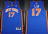 New York Knicks #17 Jeremy Lin Blue Revolution 30 Authentic Jerseys,baseball caps,new era cap wholesale,wholesale hats