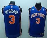 New York Knicks #3 McGrady blue Jerseys,baseball caps,new era cap wholesale,wholesale hats