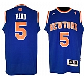 New York Knicks #5 Jason Kidd Blue Throwback Swingman Jerseys,baseball caps,new era cap wholesale,wholesale hats