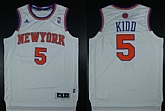 New York Knicks #5 Jason Kidd Revolution 30 Swingman 2013 White Jerseys,baseball caps,new era cap wholesale,wholesale hats