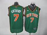 New York Knicks #7 Carmelo Anthony Green Jerseys,baseball caps,new era cap wholesale,wholesale hats