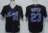 New York Mets #23 Boyer Black Jerseys,baseball caps,new era cap wholesale,wholesale hats