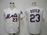 New York Mets #23 Boyer Cream(blue strip) Jerseys,baseball caps,new era cap wholesale,wholesale hats