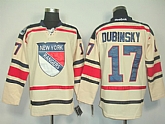 New York Rangers #17 Dubinsky Cream Jerseys,baseball caps,new era cap wholesale,wholesale hats