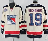 New York Rangers #19 Richards 2012 Winter Classic Cream Jerseys,baseball caps,new era cap wholesale,wholesale hats
