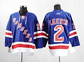 New York Rangers #2 Leetch Blue Jerseys.,baseball caps,new era cap wholesale,wholesale hats