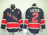 New York Rangers #2 Leetch Dark Blue A Patch Jerseys,baseball caps,new era cap wholesale,wholesale hats