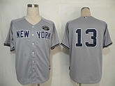 New York Yankees #13 Rodriguez grey with GMS patch Jerseys,baseball caps,new era cap wholesale,wholesale hats